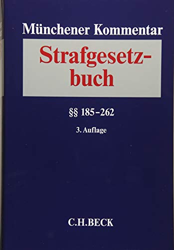9783406685545: Mnchener Kommentar zum Strafgesetzbuch Bd. 4:  185-262 StGB