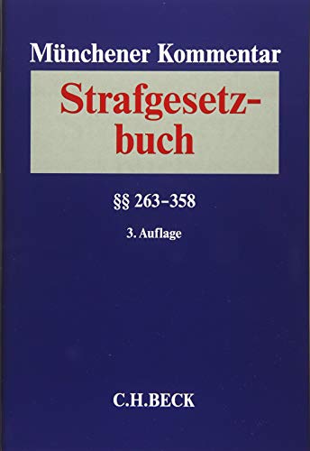 Stock image for Mnchener Kommentar zum Strafgesetzbuch Bd. 5:  263-358 for sale by GF Books, Inc.