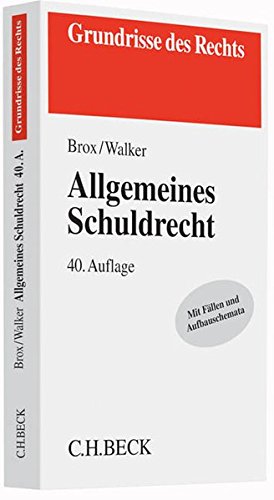 Stock image for Allgemeines Schuldrecht (Grundrisse des Rechts) for sale by medimops