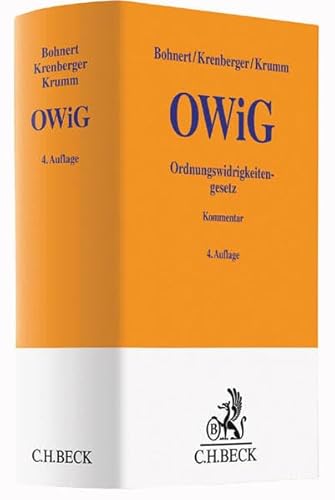 9783406689475: Ordnungswidrigkeitengesetz: Kommentar zum Ordnungswidrigkeitengesetz