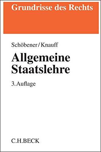 Imagen de archivo de Allgemeine Staatslehre (Grundrisse des Rechts) a la venta por medimops
