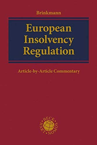 9783406698583: European Insolvency Regulation: Article-by-Article Commentary