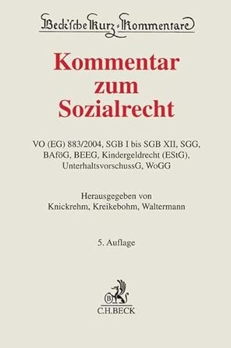 Stock image for Kommentar zum Sozialrecht VO (EG) 883/2004, SGB I bis SGB XII, SGG, BAfG, BEEG, Kindergeldrecht (EStG), UnterhaltsvorschussG, WoGG for sale by Buchpark