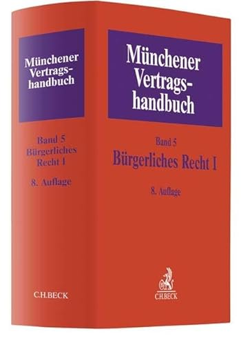9783406704956: Mnchener Vertragshandbuch Bd. 5: Brgerliches Recht I