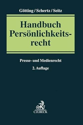 Beispielbild fr Handbuch Persnlichkeitsrecht: Presse- und Medienrecht zum Verkauf von Volker Ziesing