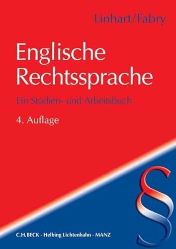 9783406710261: Englische Rechtssprache: Ein Studien- und Arbeitsbuch