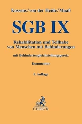 Stock image for SGB IX: Rehabilitation und Teilhabe von Menschen mit Behinderungen mit Behindertengleichstellungsgesetz (Gelbe Erluterungsbcher) for sale by medimops