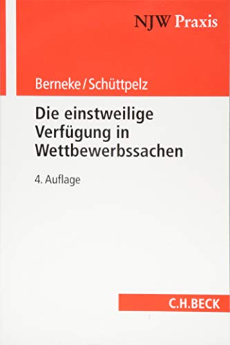 Stock image for Die einstweilige Verfgung in Wettbewerbssachen for sale by GF Books, Inc.