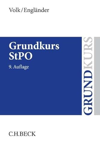 Imagen de archivo de Grundkurs StPO (Grundkurse) a la venta por medimops