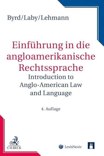 Stock image for Einfhrung in die anglo-amerikanische Rechtssprache for sale by GreatBookPrices