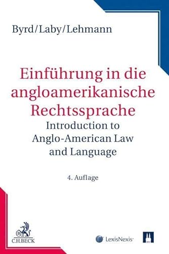 Stock image for Einf�hrung in die angloamerikanische Rechtssprache for sale by Chiron Media