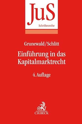 Stock image for Einfhrung in das Kapitalmarktrecht -Language: german for sale by GreatBookPrices