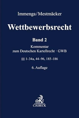 Beispielbild fr Wettbewerbsrecht Band 2: GWB. Kommentar zum Deutschen Kartellrecht zum Verkauf von medimops