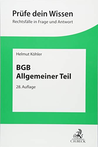 Stock image for BGB Allgemeiner Teil for sale by medimops