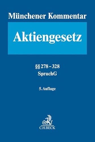 Beispielbild fr Mnchener Kommentar zum Aktiengesetz Bd. 5:  278-328, SpruchG, GesAusG, sterreichisches Konzernrecht zum Verkauf von medimops