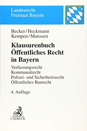 Stock image for Klausurenbuch ffentliches Recht in Bayern for sale by GreatBookPrices