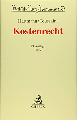 Stock image for Kostenrecht GKG, FamGKG, GNotKG, RVG, GerichtsvollzieherkostenG, JVEG, Kostenvorschriften des Arbeitsgerichts-, Sozialgerichts- und Landwirtschaftsverfahrensgesetzes, Patentkostengesetz, Justizverwaltungskostengesetz, Durchfhrungs- und Beitreibungsvorschriften sowie weitere Kostenvorschriften und Gebhrentabellen for sale by Buchpark