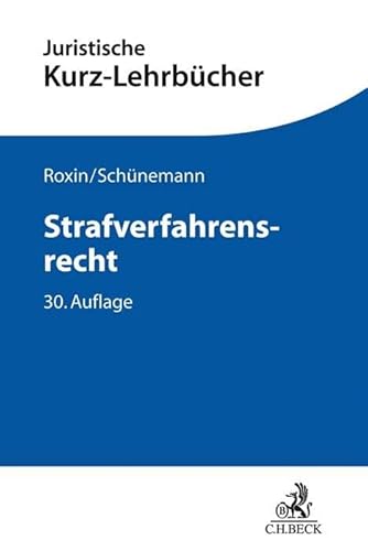 Stock image for Strafverfahrensrecht: Ein Studienbuch for sale by Revaluation Books