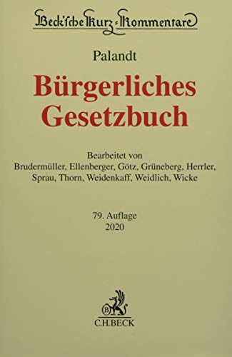 Stock image for Brgerliches Gesetzbuch: mit Nebengesetzen insbesondere mit Einfhrungsgesetz (Auszug) einschlielich Rom I-, Rom II und Rom III-Verordnungen sowie . Redaktionsschluss: 15. Oktober 2019 for sale by medimops