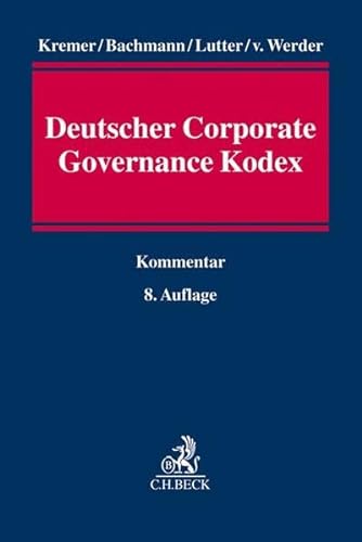 Stock image for Deutscher Corporate Governance Kodex for sale by medimops