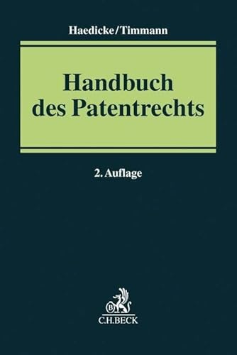 Beispielbild fr Handbuch des Patentrechts zum Verkauf von medimops