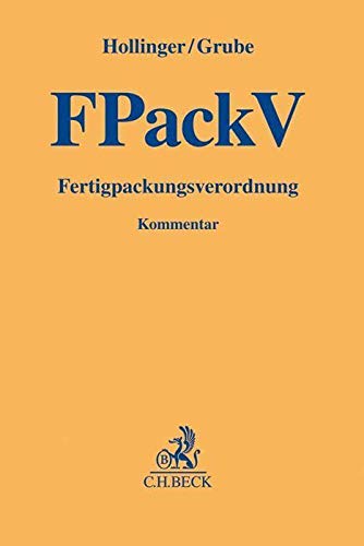 Stock image for Fertigpackungsverordnung for sale by PBShop.store US