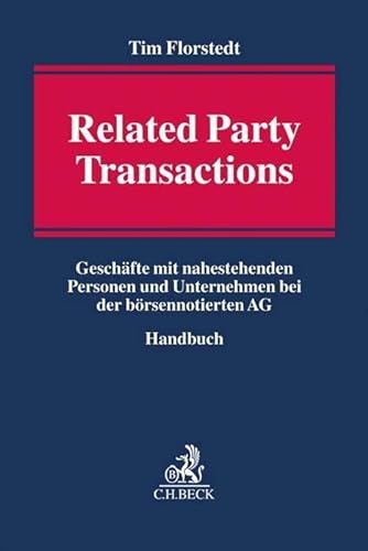 9783406740633: Related Party Transactions: Geschfte mit nahestehenden Personen und Unternehmen bei der brsennotierten AG