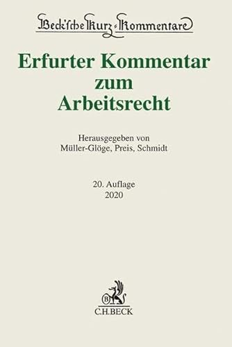 Beispielbild fr Erfurter Kommentar zum Arbeitsrecht zum Verkauf von Buchpark