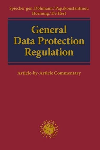 9783406743863: General Data Protection Regulation: Article-by-Article Commentary