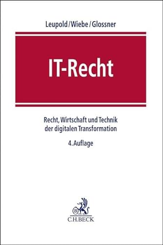 Stock image for IT-Recht: Recht, Wirtschaft und Technik der digitalen Transformation for sale by Revaluation Books
