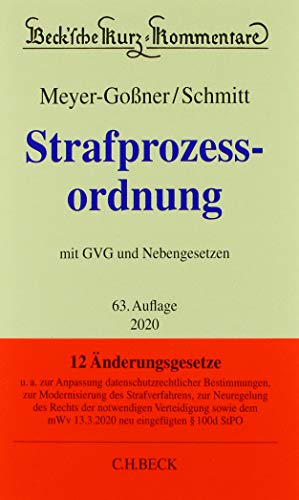 Beispielbild fr Strafprozessordnung: Gerichtsverfassungsgesetz, Nebengesetze und ergnzende Bestimmungen zum Verkauf von medimops