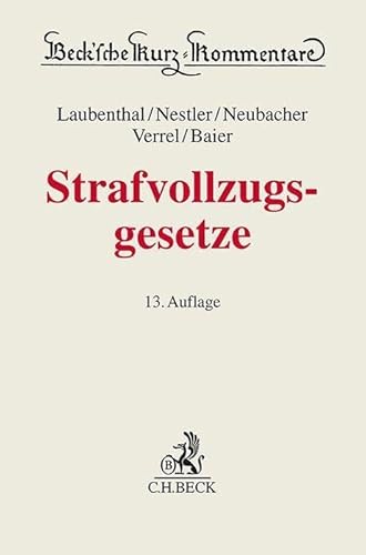 Beispielbild fr Strafvollzugsgesetze (Beck'sche Kurz-Kommentare) zum Verkauf von medimops