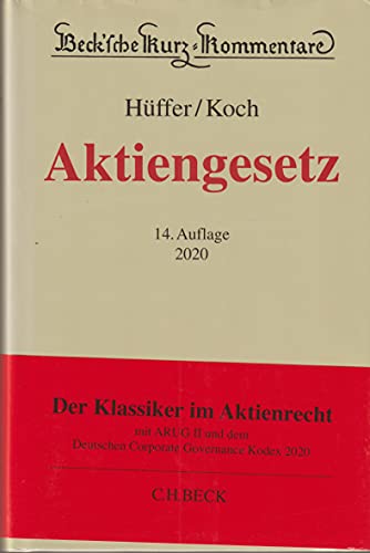 Imagen de archivo de Aktiengesetz a la venta por medimops