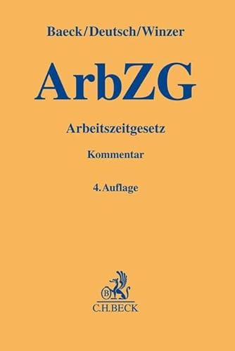 Imagen de archivo de Arbeitszeitgesetz a la venta por Revaluation Books