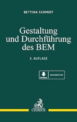 Beispielbild fr Gestaltung und Durchfhrung des BEM zum Verkauf von medimops