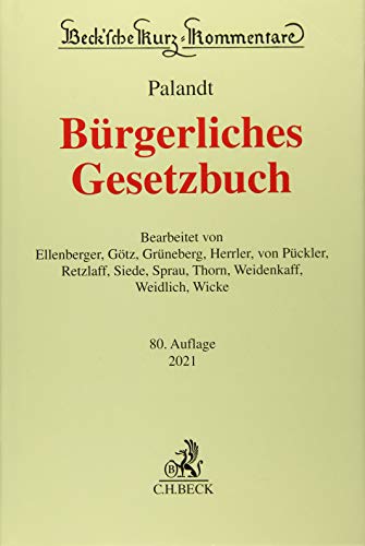 9783406753800: Brgerliches Gesetzbuch: mit Nebengesetzen insbesondere mit Einfhrungsgesetz (Auszug) einschlielich Rom I-, Rom II und Rom III-Verordnungen sowie ... (PalHome), Gewaltschutzgesetz