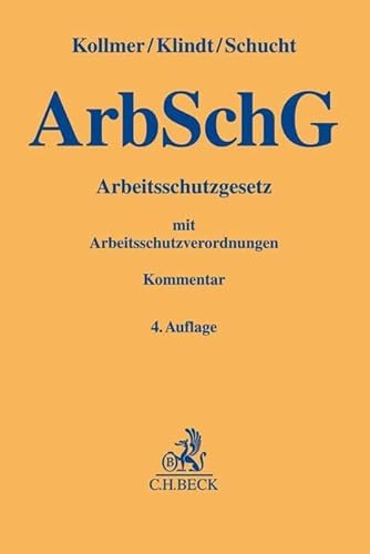 Beispielbild fr Arbeitsschutzgesetz: mit BetrSichV, BaustellV, LasthandhabV, PSA-BV, BiostoffV, MuSchArbV, LrmVibrationsArbSchV, OStrV, ArbMedVV, ArbStttV, EMFV: . ArbStttV, EMFV (Gelbe Erluterungsbcher) zum Verkauf von medimops