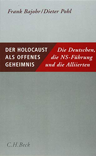 Stock image for Der Holocaust als offenes Geheimnis for sale by Blackwell's