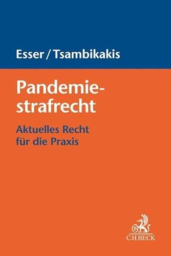 Beispielbild fr Pandemiestrafrecht zum Verkauf von Blackwell's