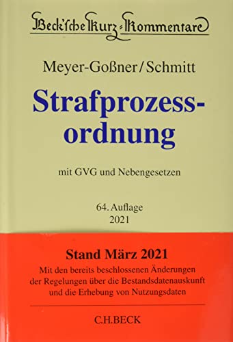 Beispielbild fr Strafprozessordnung: Gerichtsverfassungsgesetz, Nebengesetze und ergnzende Bestimmungen zum Verkauf von medimops