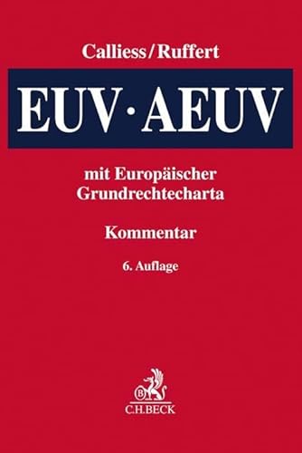 Stock image for EUV/AEUV: Das Verfassungsrecht der Europischen Union mit Europischer Grundrechtecharta for sale by Revaluation Books