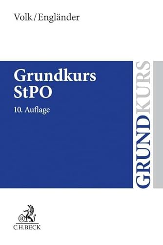 Stock image for Grundkurs StPO -Language: german for sale by GreatBookPrices