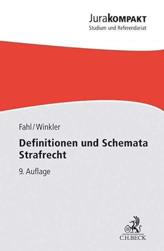Stock image for Definitionen und Schemata Strafrecht (Jura kompakt) for sale by medimops