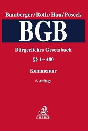 Beispielbild fr Brgerliches Gesetzbuch Band 1:  1-480: Kommentar zum Verkauf von Revaluation Books