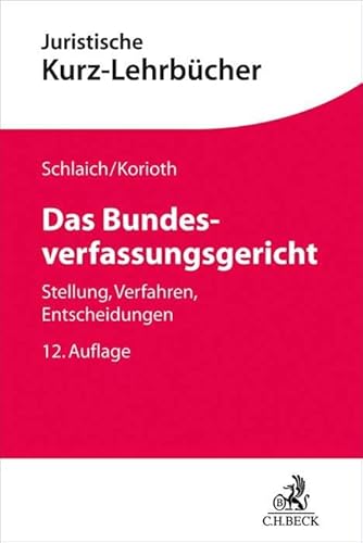 Stock image for Das Bundesverfassungsgericht -Language: german for sale by GreatBookPrices