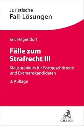 Stock image for Flle zum Strafrecht III for sale by Blackwell's