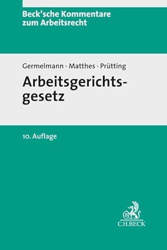 Stock image for Arbeitsgerichtsgesetz for sale by Revaluation Books