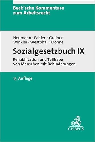 Beispielbild fr Sozialgesetzbuch IX zum Verkauf von Blackwell's