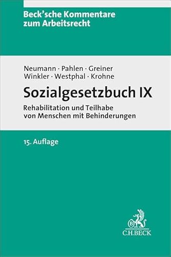 Stock image for Sozialgesetzbuch IX: Rehabilitation und Teilhabe behinderter Menschen for sale by Revaluation Books