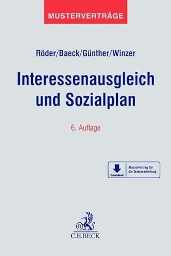 Stock image for Interessenausgleich und Sozialplan for sale by Revaluation Books